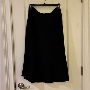 Fresh Produce Black A-line Midi Skirt